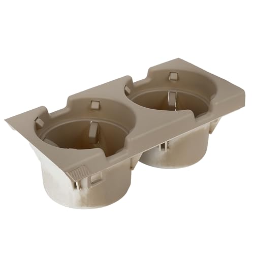 Portavasos central para BMW E46 1999-2005 beige miniatura 1