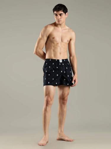 Image of Red Striped Mid Rise Boxer