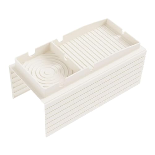 Sile - Bandeja multifuncional para brazo de sofá, soporte para tazas y bandeja para guardar platos, para sala de estar, dormitorio, control remoto, taza de café Drin, ideal para uso lateral del sofá