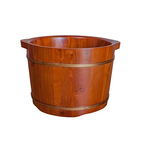 Balde grande para baño de pies de madera