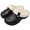 Sabots En Fourrure Femme Homme - Chauds, Imperméables, Antidérapants - Pour Maison Et Jardin - Chaussons D'hiver Douillets