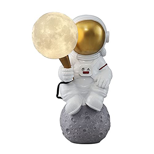 Lampe de table spaceman LED chambre enfant applique murale design