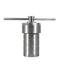 500ml PTFE Autoclave Hydrothermal Synthesis Reactor PTFE Linear 220C,3Mpa,304 Stainless Steel, Heating Cooling Rate5 C/min