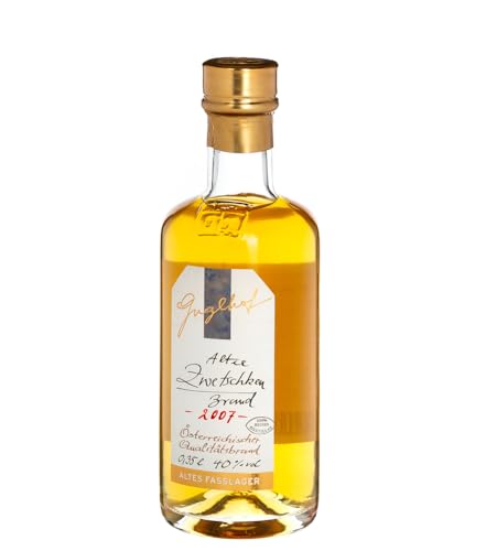 Guglhof: Alter Zwetschken Brand - Jahrgangsbrand / 40% Vol. / 0,35 Liter - Flasche