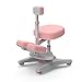 Sedia Studio Ergonomica Inginocchiata,Variable Sgabello,I Bambini e I Giovani Correggono Il Gobbo E Prevengono La Miopia,Altezza, Anteriore e Posteriore Possono Essere Regol(Size:1.1-1.45M,Color:Rosa)