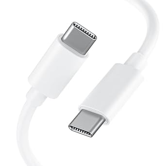 45W Fast Type C to C Charger Cable for vivo T3 Pro, vivo T3x, vivo V30, vivo V30 Pro Cable Like Original-US2 White