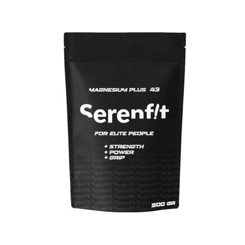 SERENFIT Carbonato de magnesio en Polvo - magnesio Escalada - magnesio en Polvo Escalada - magnesio Polvo - magnesio Crosstraining - carbonato de magnesio Polvo - magnesio calistenia (500 GR)