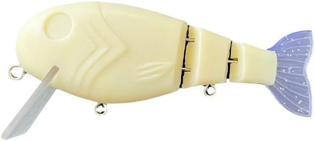 2pcs 12.5CM 47G Throwback Swimbait Floating Soft Tail Swimbait DIY Unpainted Bait Blank Fishing Lure