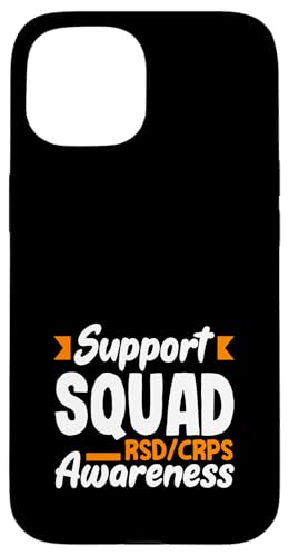Mensaje audaz de Support Squad RSD CRPS Awareness Carcasa para iPhone 15