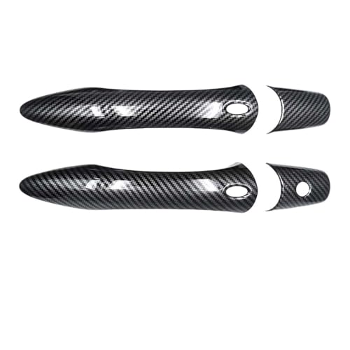 Couvercle poignée porte noir brillant carbone Infiniti QX56 QX80 2014-2024