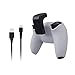 Jnsio Cargador Compatible con PS5 Mandos, Carga Rápida Soporte Mando PS5 Estación con LED Indicador, Base de Carga para PS5, con Cable Type-C