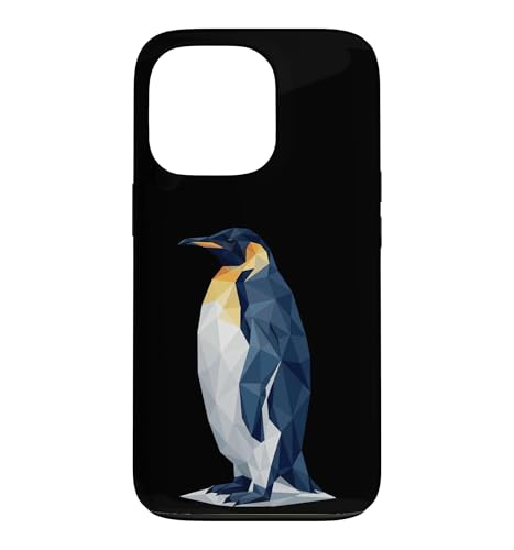 Low Poly Emperor Penguins Geometric Art �X�}�z�P�[�X iPhone 13 Pro �p