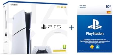 Playstation 5 Consola Estandar Modelo Slim + 10€ Tarjeta Regalo S...