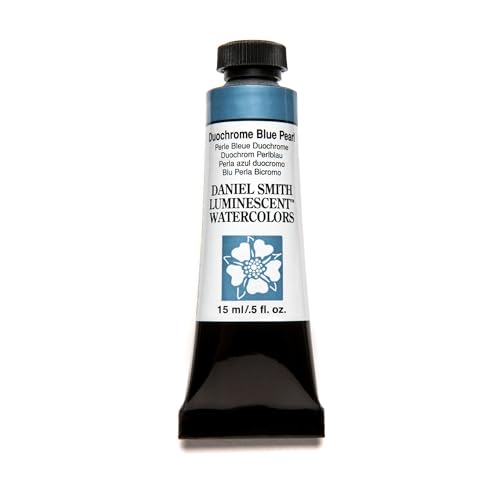 Image of DANIEL SMITH Extra Fine Watercolor 15ml Paint Tube, Duochrome Blue Pearl