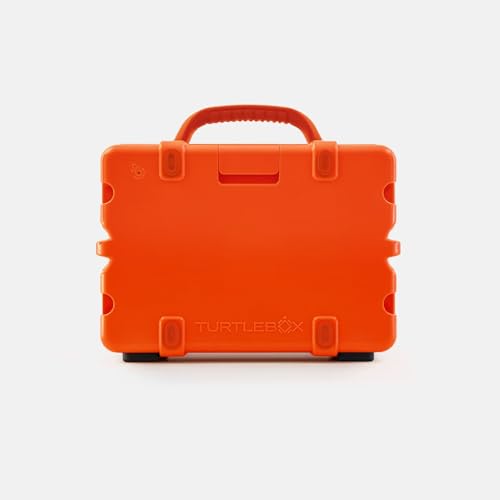 Image of Turtlebox Original Gen 3: Portable Outdoor Bluetooth Speaker - Ultra-Loud (120dB), Waterproof (IP67), Rugged, Impact-Resistant, 3-Day Battery | Party Mode Unlimited Pairing Stereo, Orange /Blaze Orange
