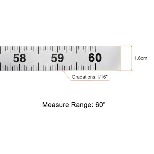 Cinta métrica autoadhesiva de 60 pulgadas HARFINGTON miniatura 2