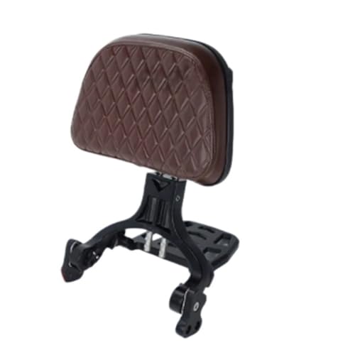 Siège moto avec dossier passager pliable CU625 et étagère de repos