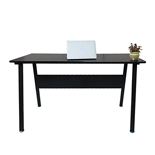 VDD Computertisch Schreibtisch Tough - 130 cm breit - Gestell und Tischplatte schwarz