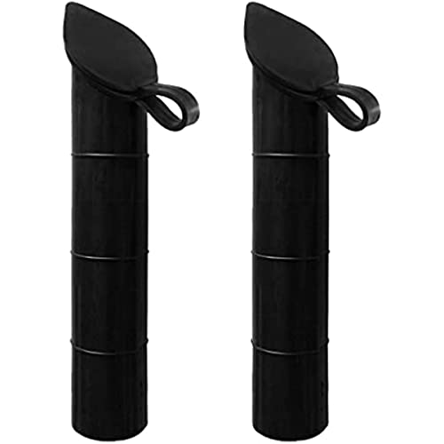 Jojomis 2 Pieces 48Mm Flush Mount Boat Yacht Fishing Rod Holder Pole Rack Inner Tube Liner Sleeve & Cap Cover Replacement Accessories #TOP2