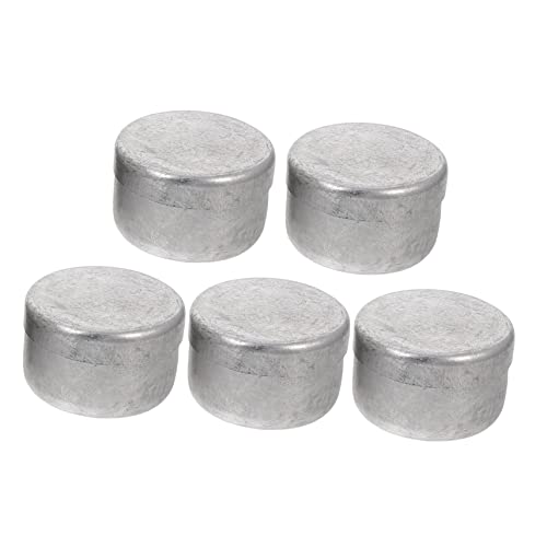 OSOLADY Aluminum Weighing Pan 5pcs Lab Weighing Dish Soil Collection Jar Holder Tool for Research