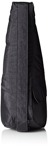 Ameribag Small Distressed Nylon Healthy Back Bag (Black) #TOP3