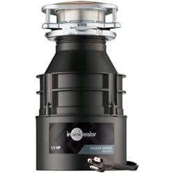InSinkErator Badger 1 Garbage Disposal with Power Cord, Standard Series 1/3 HP Continuous Feed Food Waste Disposer, Badger 1 W/C
