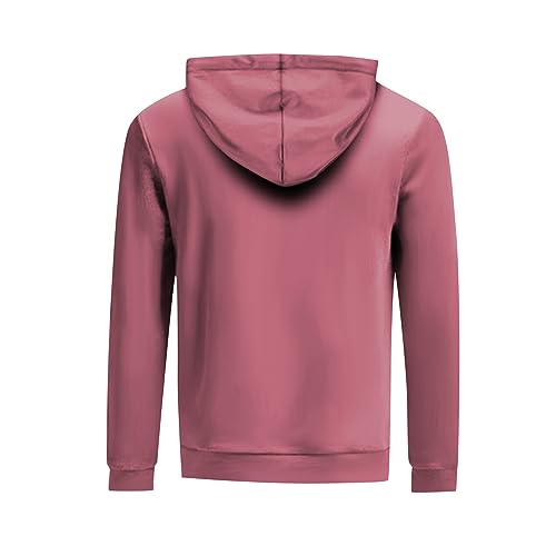 Ymosrh Men's Casual Hoodies, Long Sleeve Warm Hoodie Sweatshirt Fall Winter Hooded Pullover, M-4XL3