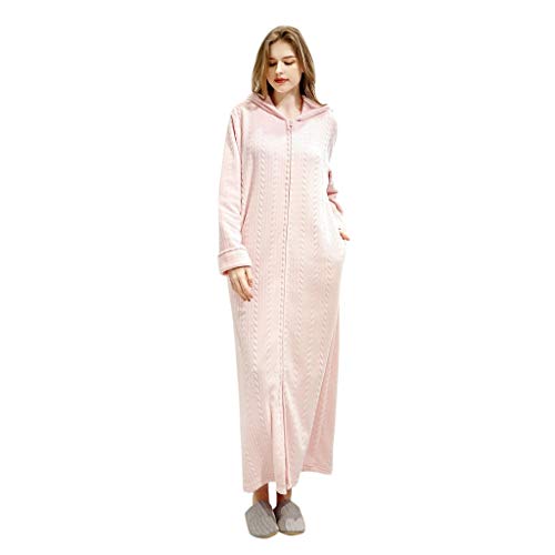 Yourgod Couple Winter Warm Models Winter Long Thick Stitching Bathrobe Pajamas Long Sleeved Robe Coat Couples Lengthened Bathrobe Splicing Home Clothes