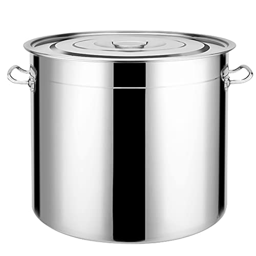 Marmite à soupe 35 cm en inox super épais pour éviter les aliments brûlés