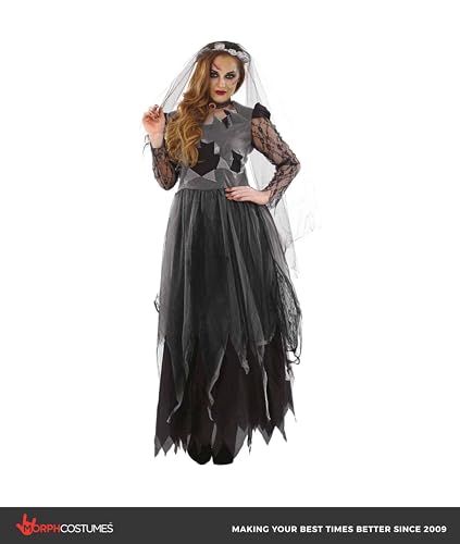 Fun Shack Adults Halloween Costumes - Women Corpse Bride, Dead Bride, Zombie Brides Costume, Halloween Costumes Adult Women, Small - Image 3