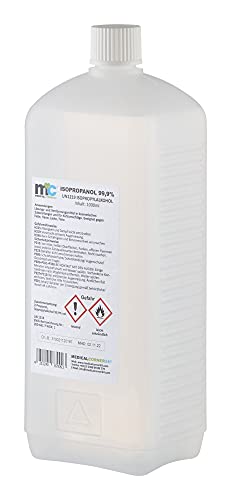 Medicalcorner24® Isopropanol 99,9% 1000ml Isopropylalkohol 1 Liter Cleaner, Reiniger Cover
