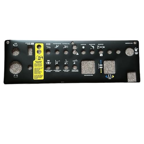 QBDJHWBT 52631 52631GT Decal Platform Ctrl Panl for Z60E Platform Control