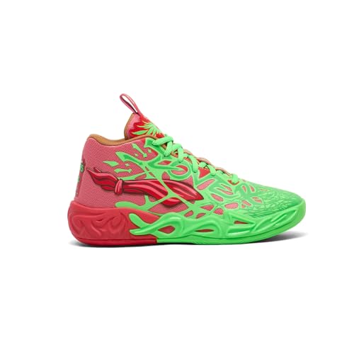 PUMA Kids Boys Mb.04 Teenage Mutant Ninja Turtles Basketball Sneakers Shoes - Green