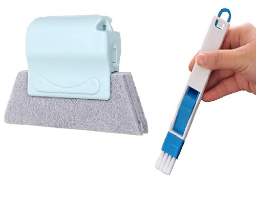 Mforall Combo of Window Groove Frame Cleaning Brush Mini Dust Cleaner Tool for All Corners Edges and Gaps of Window Frame and Door Track Cleaning Brushes for Window Slot (B09BRDGDMH) Amazon Price History, Amazon Price Tracker