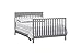 Oxford Baby Harper 4-in-1 Convertible Crib, Dove Gray, GreenGuard Gold Certified