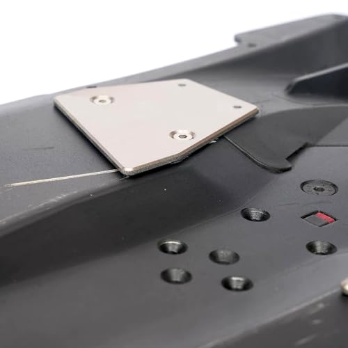 Image of Titanium Sparking Skid Plate Chassis Guard Protect for Arrma 6S 1 /7 Limitless F1 V2 | 2mm Thick Chassis Armor Undershield Protector,Skid Plate Chassis Upgrade Part Bottom Cover-Titanium
