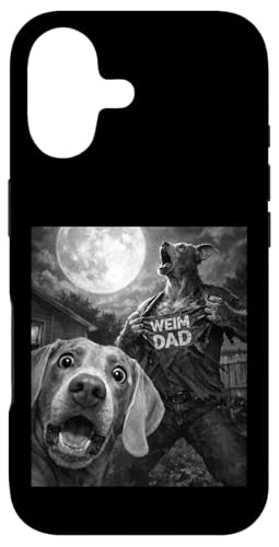 Weimaraner Weim Dad �ʔ����r���e�[�W�z���[�O���t�B�b�N�����Y�Z���t�B�[ �X�}�z�P�[�X iPhone 17 �p