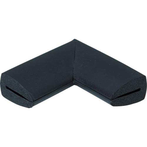 TRUSCO 安心クッション はさみこみ型 コーナー用 幅9mm ブラック TAC151BK