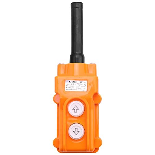 Pesfehhy Interruptor Pulsador Impermeable para Montacargas Grua