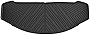 Mixsuper Cargo Liner Compatible with 2016-2023 Mazda CX-9, Behind The 3rd Row Seats, All Weather Rear Cargo Trunk Mat Black