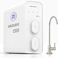 Tankless Reverse Osmosis System, Mizudo Pureflo Mini-Size 8 Stage Under Sink RO Water Filter, 400GPD, 3:1 Pure to Drain, NSF Certified TDS/PFAS Filtration, Under Counter Kitchen Purifier for Drinking
