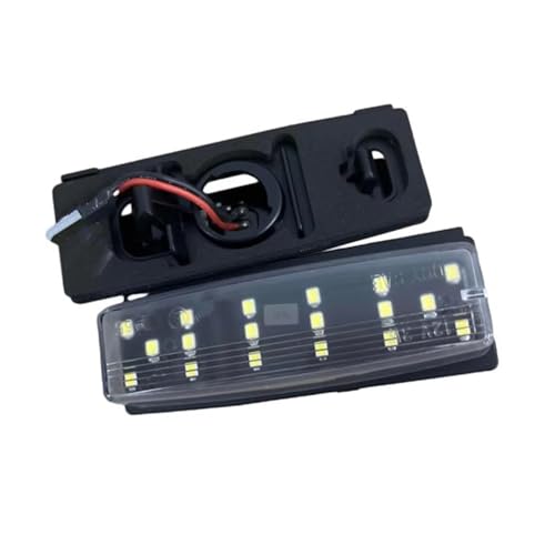 Luz placa matrícula coche LED con referencias OE NE5551270C de 2 Uds