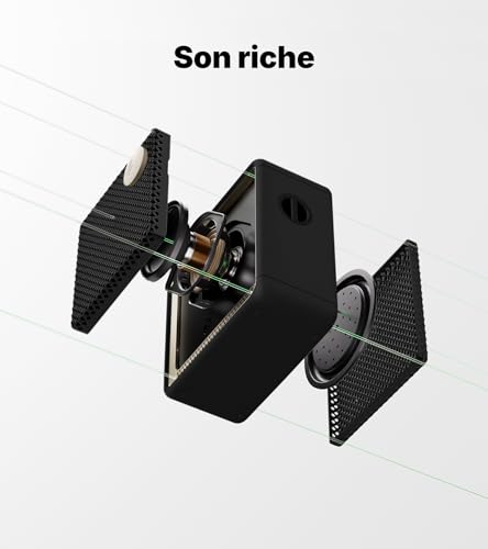 Enceinte Bluetooth Edifier ES20 son 360 avec application ConneX noire