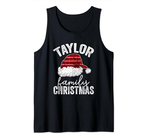 Taylor de Navidad familiar a juego personalizado personalizado Camiseta sin Mangas