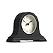 JONES CLOCKS® Speakeasy Small Mantel Clock | Classic Napoleon’s hat Design | Black | Contemporary Classic Style for Desk, Table, Shelf or Bedside