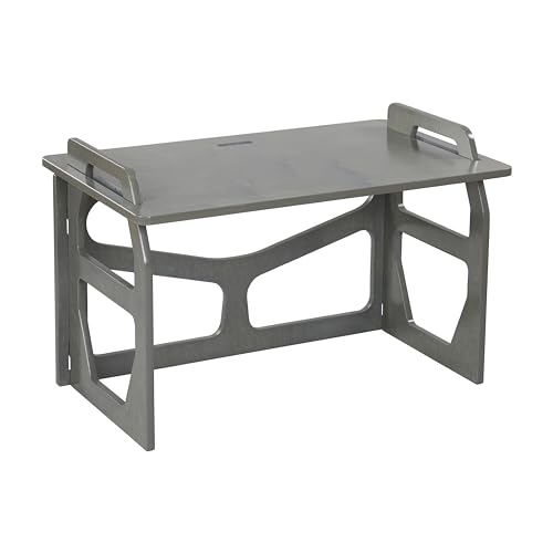 ECR4Kids StudyStation Desk, Kids Furniture, Grey Wash