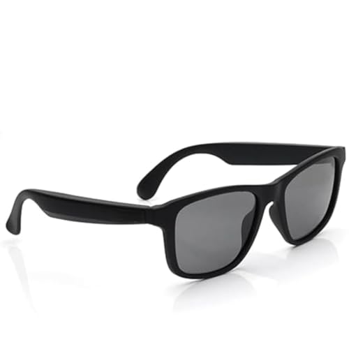 Image of Maizic Smarthome Bluetooth Smart Sunglasses | Polarized UV Protection Lenses | Touch /Tap Control | Built-in Speakers & Microphone | Rectangle Design | Wireless Audio Sunglasses for Unisex