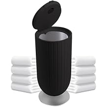 Phantomgogo Electric Towel Warmers for Bathroom Towel Heater Bucket Blanket Warmers for Home Bathrobes Warmer 27L Large Towel Warmer Bucket with Rapid Heating Technology Black