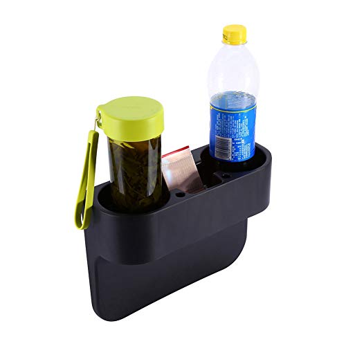 3 in 1 Car Cup Holder Seat Pocket Organizer Wedge Design Vehicle Front Side Console Drink Storage for Cars