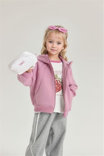 Girls Boys Warm Adorable Hooded Zip Coat for Fall Spring Outerwear Kids Jacket3